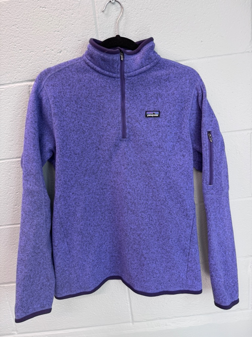 Patagonia‎ Purple Quarter-Zip Fleece Pullover